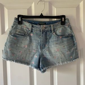 Denim shorts